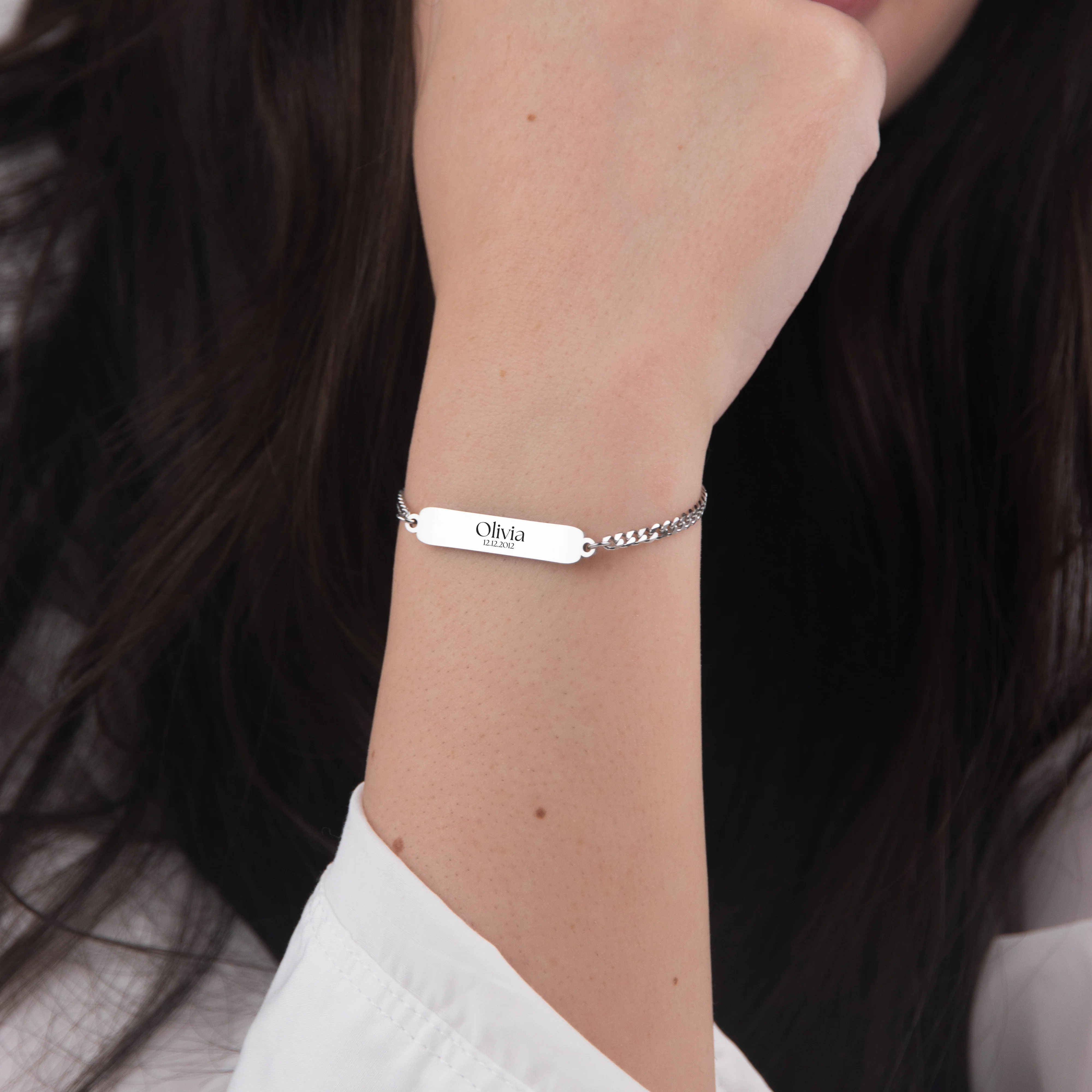 Custom Bracelet - Text + Date - Image 4