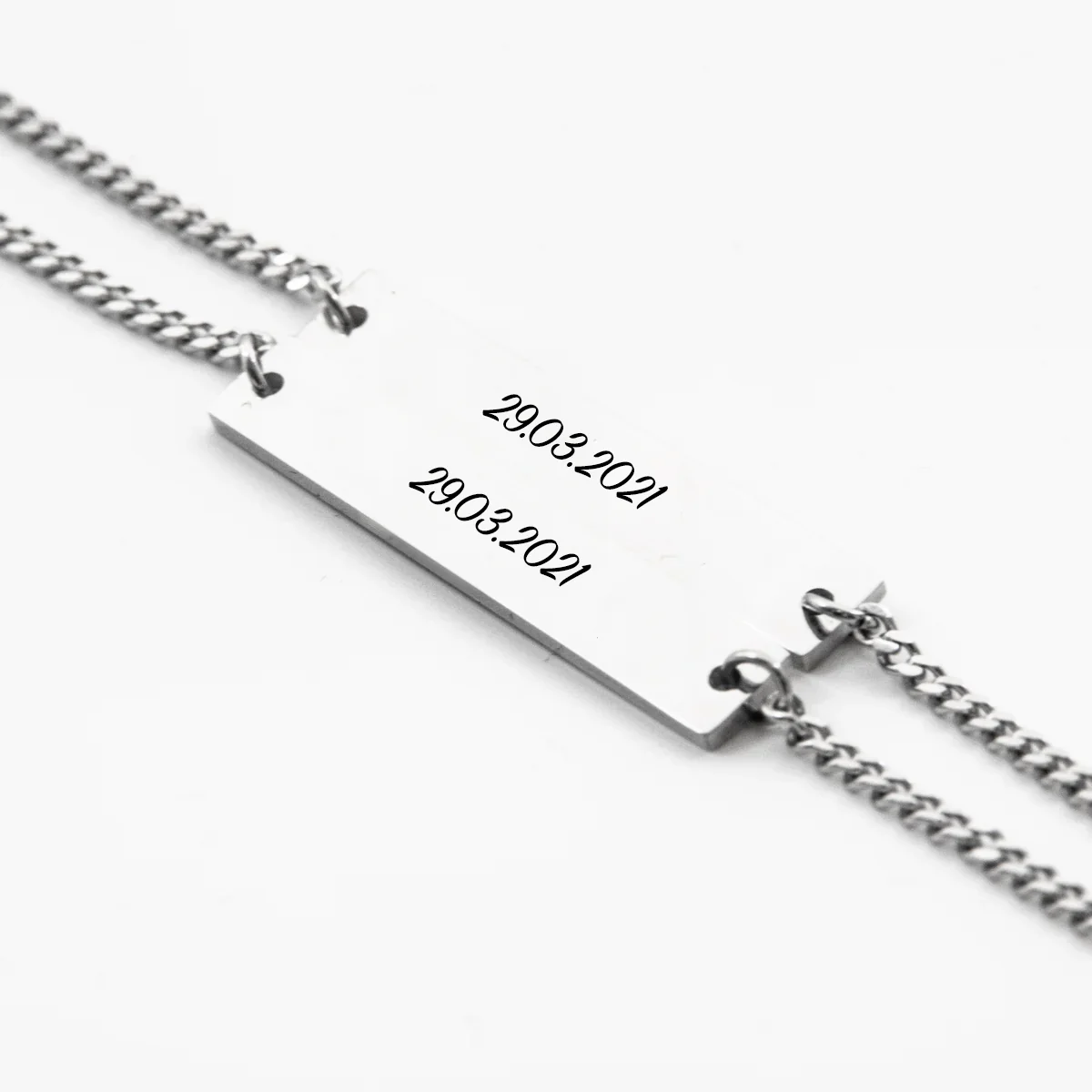 Duo Custom Bracelet - Text - Image 3
